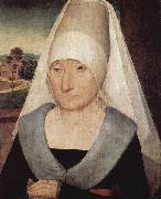 Hans Memling Portrait of an old woman. oil painting reproduction